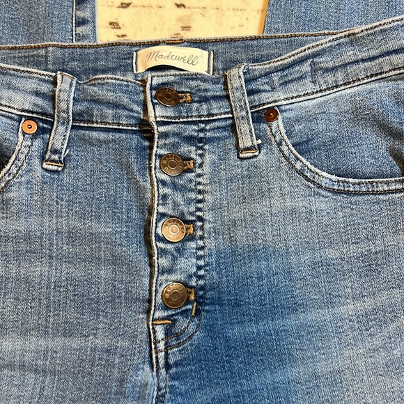 Madewell 9in Mid-Rise Skinny Crop - Picture 4 of 7